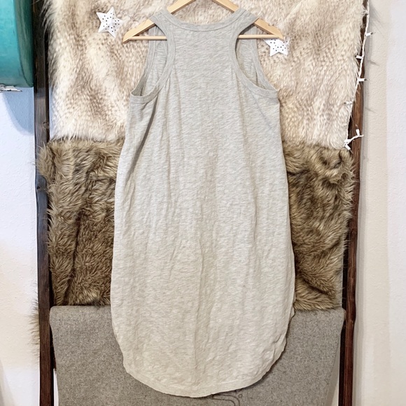 Wilt Slub Shirttail Heather Grey Tank Dress - Picture 6 of 6